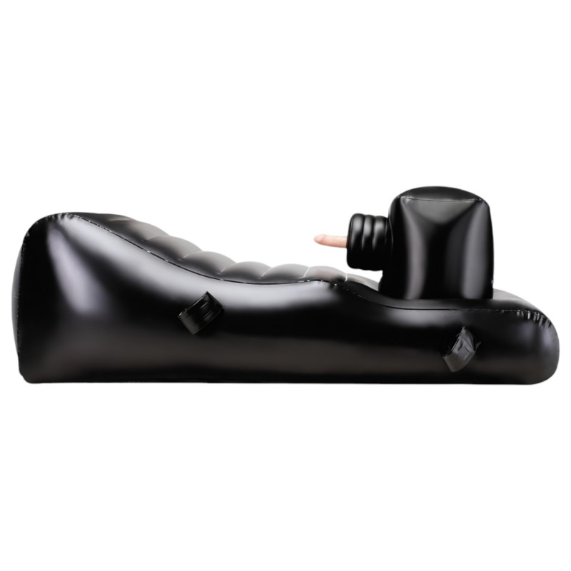 Louisiana Lounger - szexgép beépített vibrátorral (fekete) 105314 termék bemutató kép