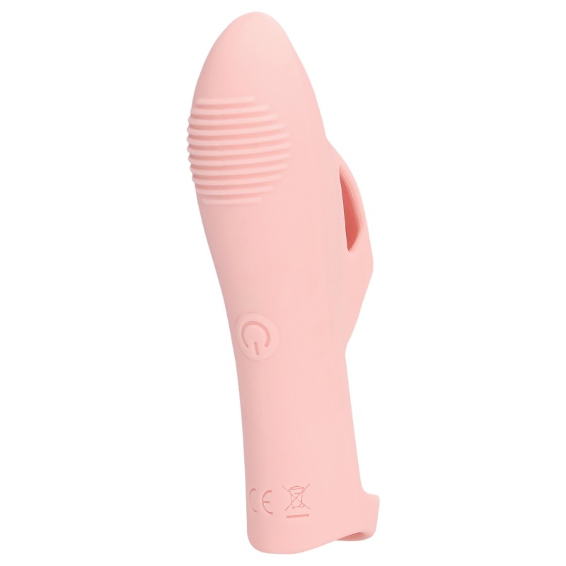 Loveline - bordázott ujjvibrátor (pink) 122599 termék bemutató kép