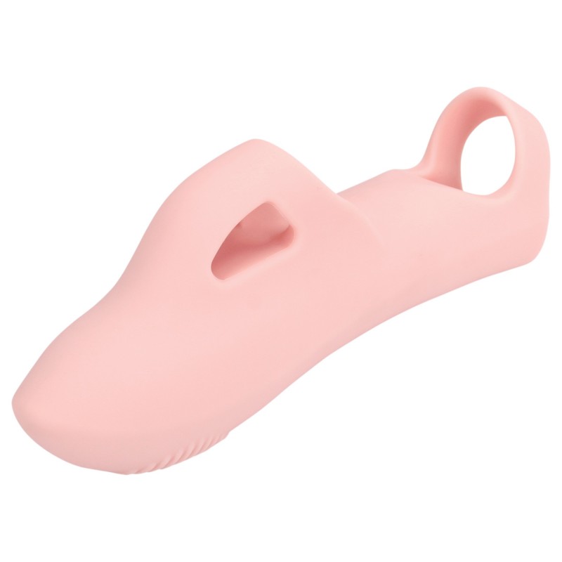 Loveline - bordázott ujjvibrátor (pink) 122602 termék bemutató kép