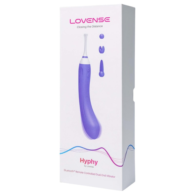 Lovense Hyphy - App-vezérelt 2in1 vibrátor (lila) 145783 termék bemutató kép