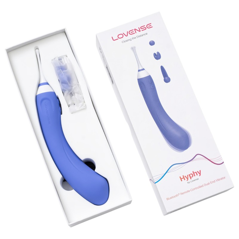 Lovense Hyphy - App-vezérelt 2in1 vibrátor (lila) 145789 termék bemutató kép
