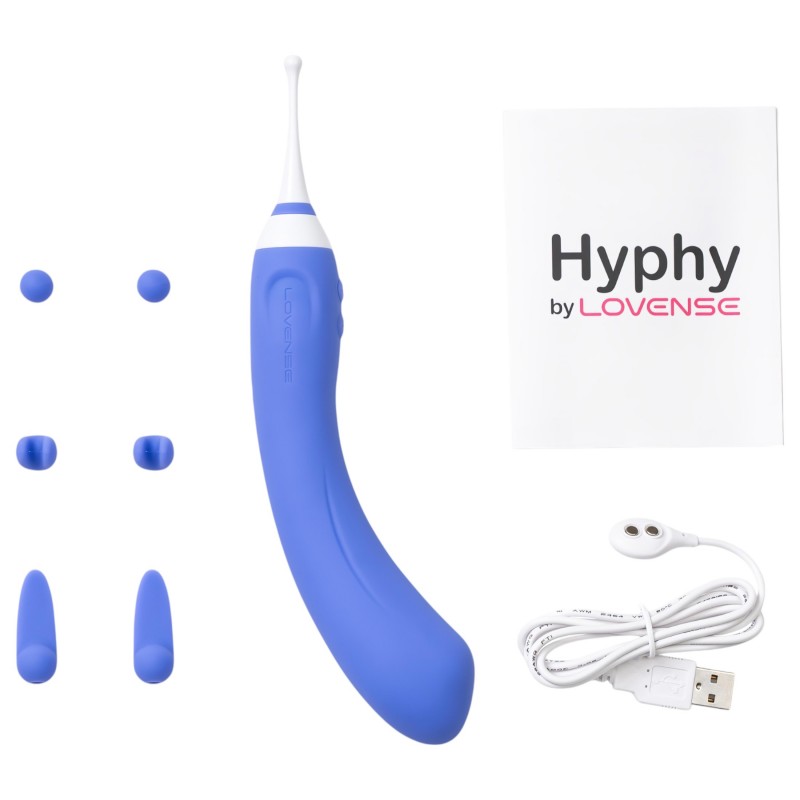 Lovense Hyphy - App-vezérelt 2in1 vibrátor (lila) 145790 termék bemutató kép