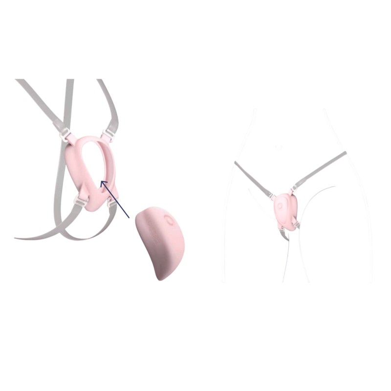 LUXUS Wearable Harness - testhám pótcsomag LuxHer-hez (rózsaszín) 119147 termék bemutató kép
