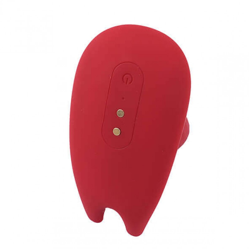 Magic Motion Umi - okos, akkus felcsatolható vibrátor (piros) 50081 termék bemutató kép