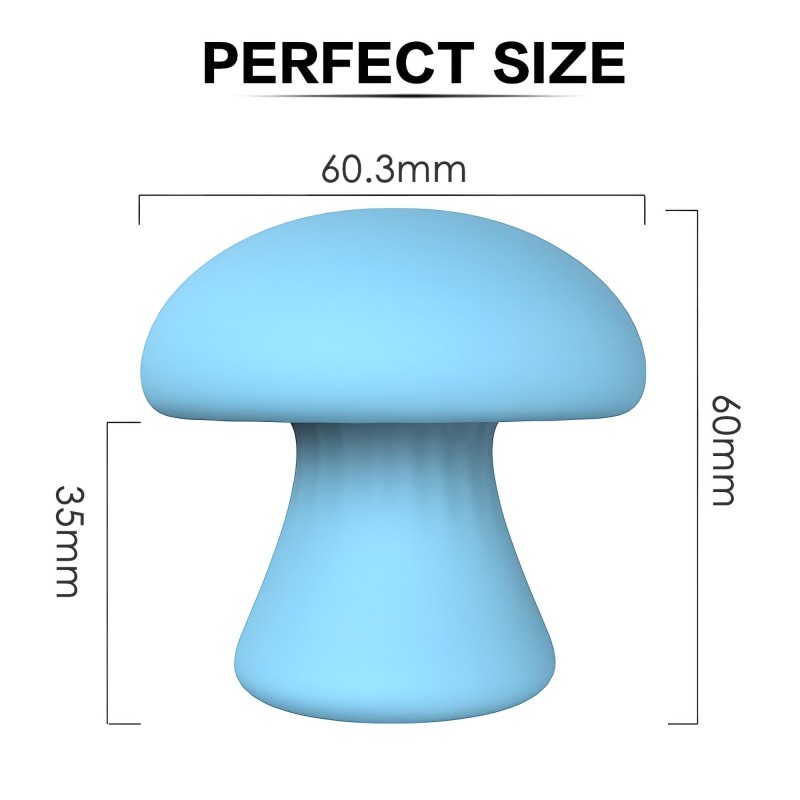 Magic Mushroom - akkus arc masszírozó (kék) 116254 termék bemutató kép