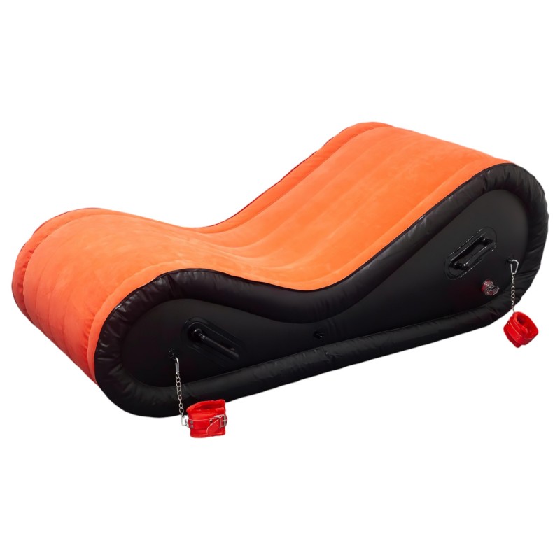 Desirel Magic Pillow - felfújható BDSM szexbútor - bilinccsel (piros) 120201 termék bemutató kép