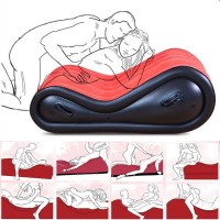 Magic Pillow - Felfújható szexágy - bilincsekkel - nagy (piros) 70265 termék bemutató kép