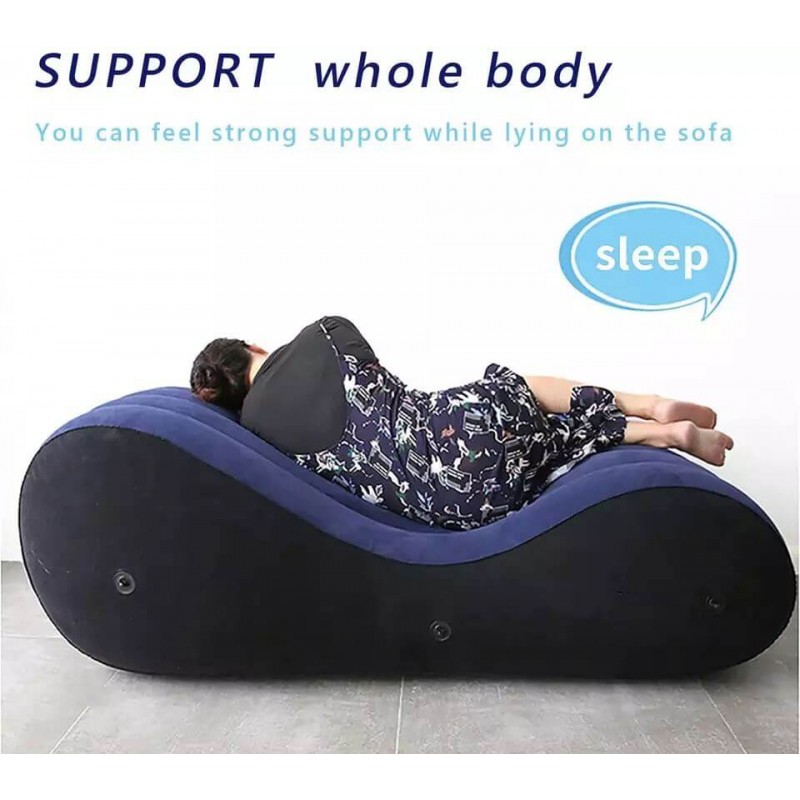 Magic Pillow - Felfújható szex szófa - nagy (kék) 70257 termék bemutató kép