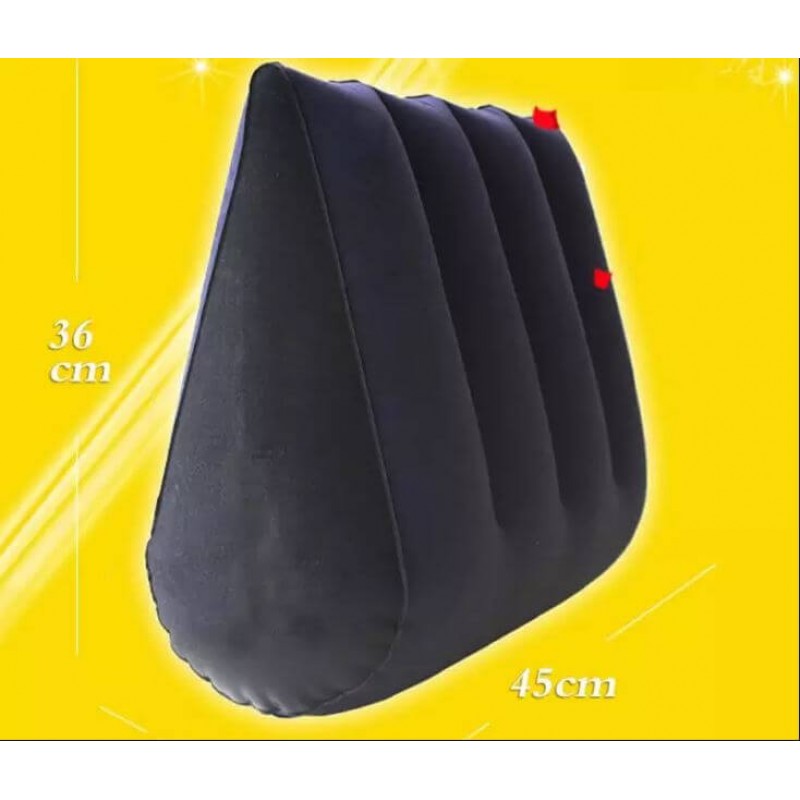 Magic Pillow - Felfújható szexpárna - ék alakú (lila) 74335 termék bemutató kép