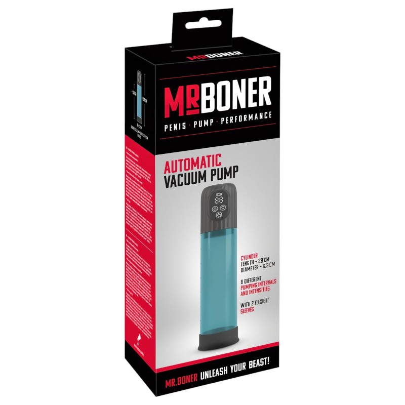 Mister Boner - automata péniszpumpa (kék) 103138 termék bemutató kép