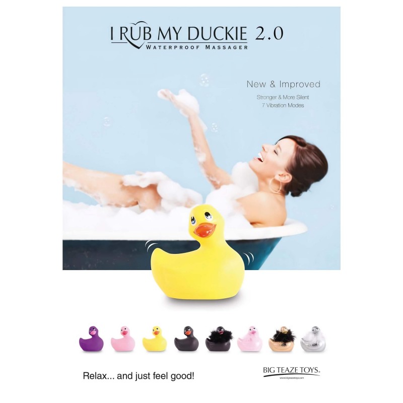 My Duckie Paris 2.0 - csikló vibrátor (ezüst) 116947 termék bemutató kép