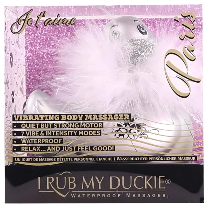 My Duckie Paris 2.0 - csikló vibrátor (ezüst) 101224 termék bemutató kép