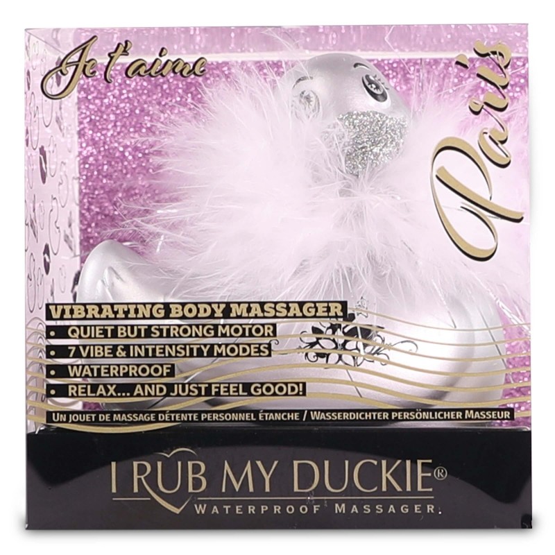 My Duckie Paris 2.0 - csikló vibrátor (ezüst) 30683 termék bemutató kép