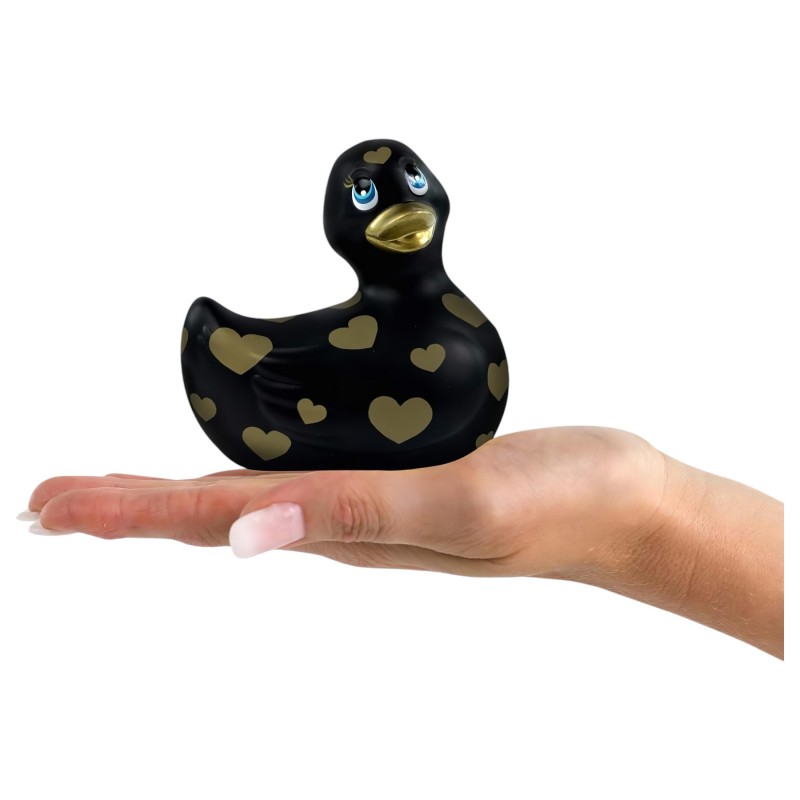My Duckie Romance 2.0 - csikló vibrátor (fekete-arany) 117416 termék bemutató kép