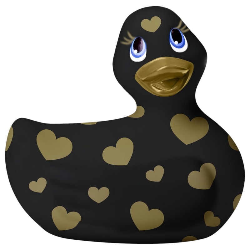 My Duckie Romance 2.0 - csikló vibrátor (fekete-arany) 117418 termék bemutató kép