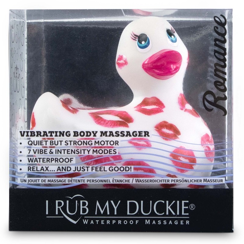 My Duckie Romance 2.0 - vízálló csikló vibrátor (fehér-pink) 30731 termék bemutató kép