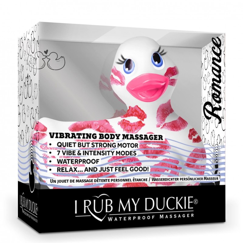 My Duckie Romance 2.0 - vízálló csikló vibrátor (fehér-pink) 30732 termék bemutató kép
