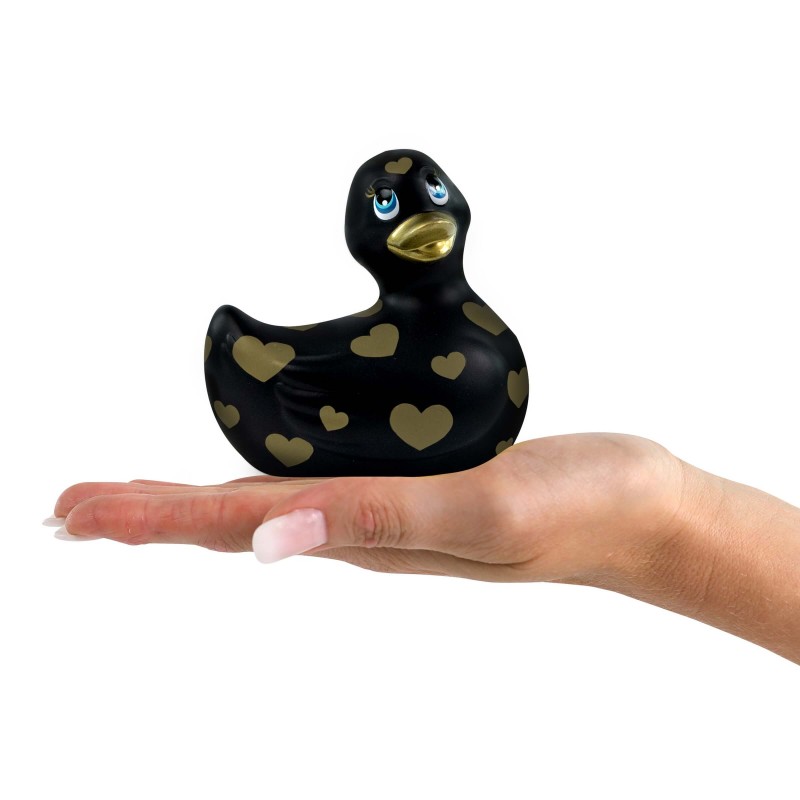 My Duckie Romance 2.0 - csikló vibrátor (fekete-arany) 30734 termék bemutató kép