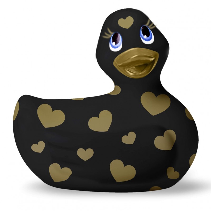 My Duckie Romance 2.0 - csikló vibrátor (fekete-arany) 30736 termék bemutató kép