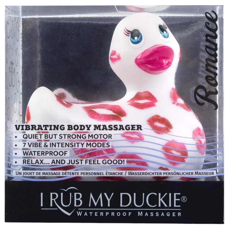 My Duckie Romance 2.0 - vízálló csikló vibrátor (fehér-pink) 116930 termék bemutató kép