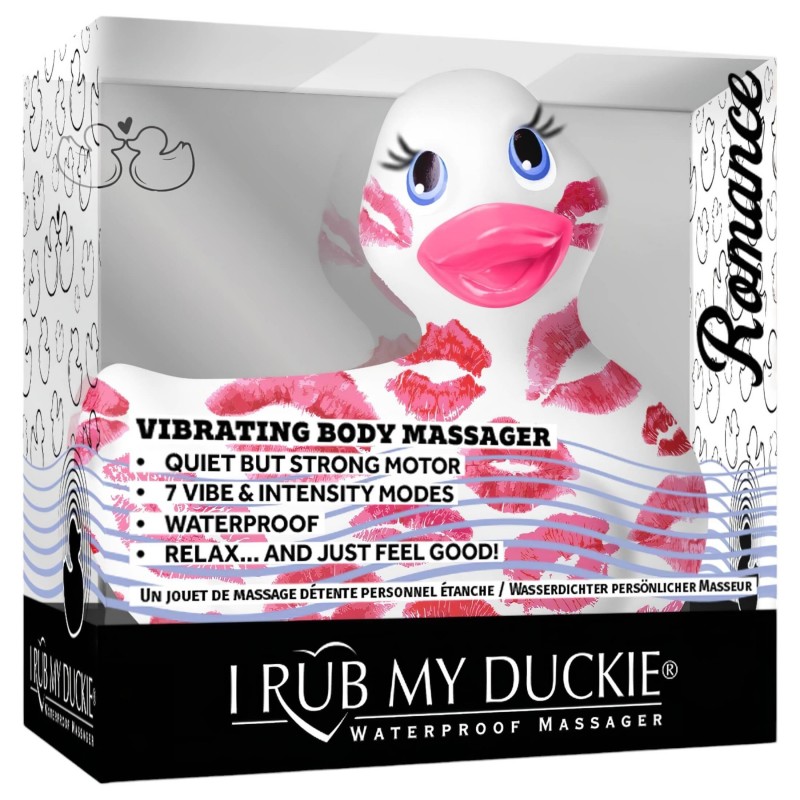 My Duckie Romance 2.0 - vízálló csikló vibrátor (fehér-pink) 116931 termék bemutató kép