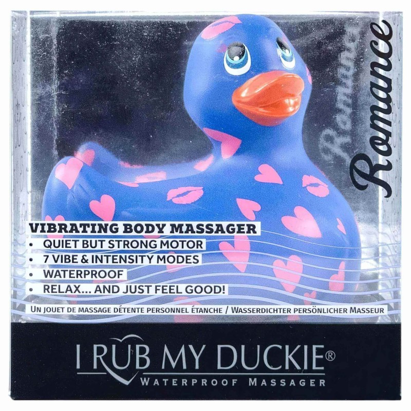 My Duckie Romance 2.0 - vízálló csikló vibrátor (kék-pink) 117429 termék bemutató kép