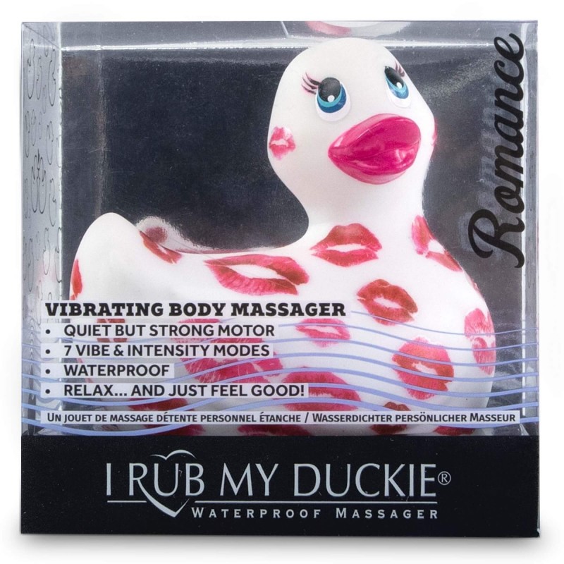 My Duckie Romance 2.0 - vízálló csikló vibrátor (fehér-pink) 81414 termék bemutató kép