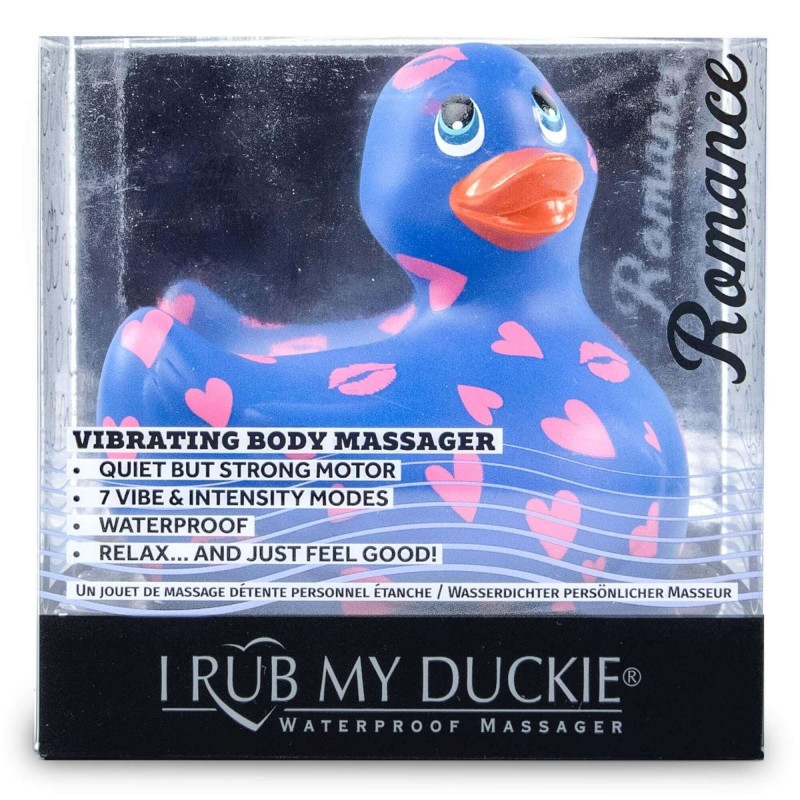 My Duckie Romance 2.0 - vízálló csikló vibrátor (kék-pink) 81419 termék bemutató kép