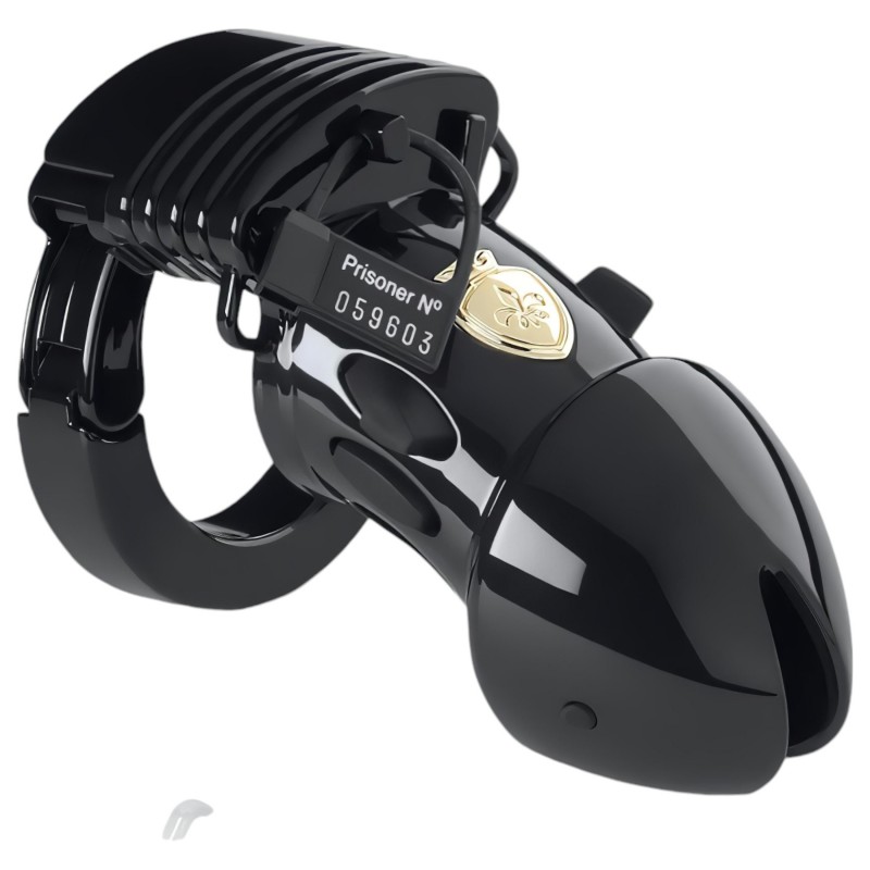 mystim Black Edition PUBIC ENEMY No 1 - elektro pénisz ketrec 118250 termék bemutató kép