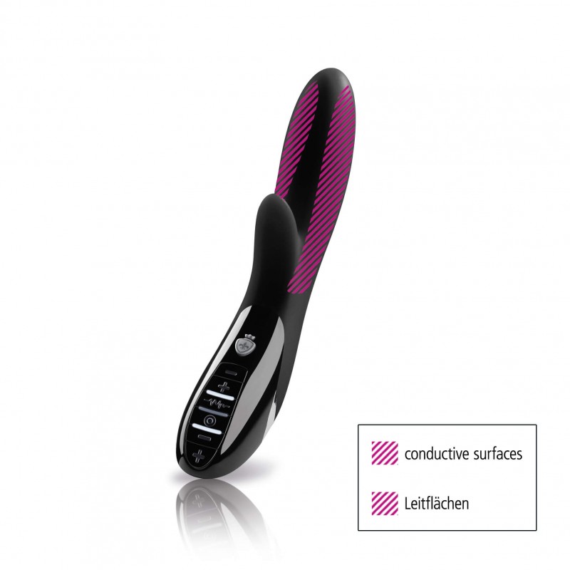 mystim Daring Danny - elektro-stimuláló vibrátor (fekete) 21335 termék bemutató kép