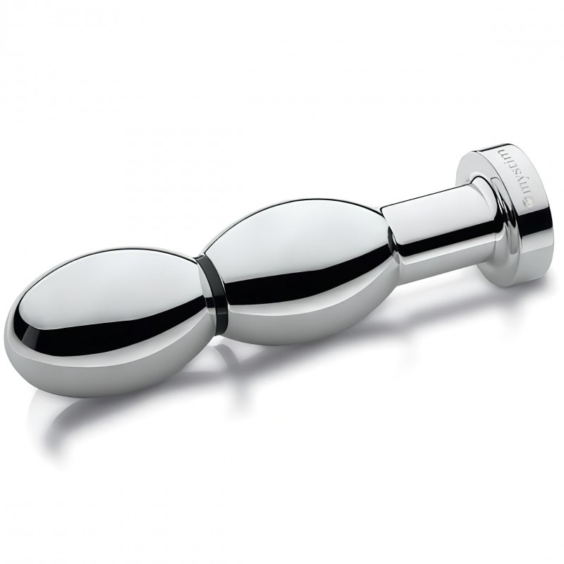 mystim O(h!)-thello - elektro, gömbös anál plug (ezüst) 106808 termék bemutató kép