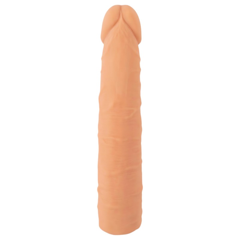 Nature Skin - hosszabbító, vastagító péniszköpeny (24 cm) 132252 termék bemutató kép