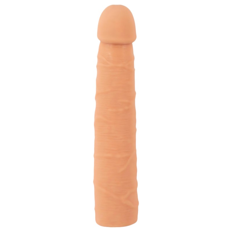 Nature Skin - hosszabbító, vastagító péniszköpeny (24 cm) 132253 termék bemutató kép
