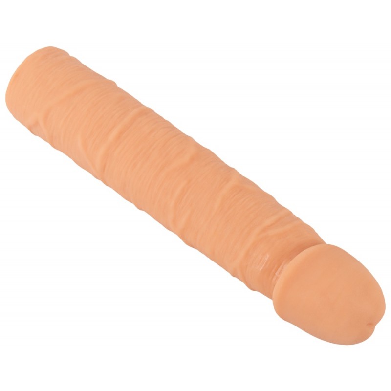 Nature Skin - hosszabbító, vastagító péniszköpeny (24cm) 73575 termék bemutató kép