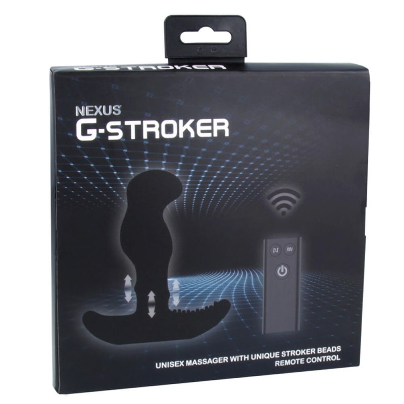Nexus G-stroker - távirányítós prosztata masszírozó vibrátor (fekete) 48307 termék bemutató kép