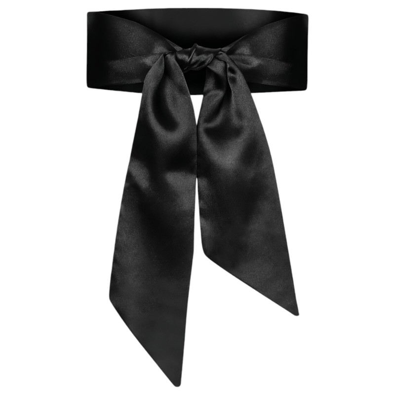 Obsessive Blindfold - szemmaszk és bondage sál (fekete) 157876 termék bemutató kép