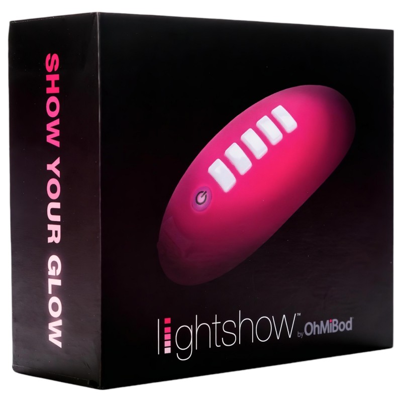 OhMiBod Lightshow - App-vezérelt csiklóvibrátor LED-fénnyel (pink) 145973 termék bemutató kép