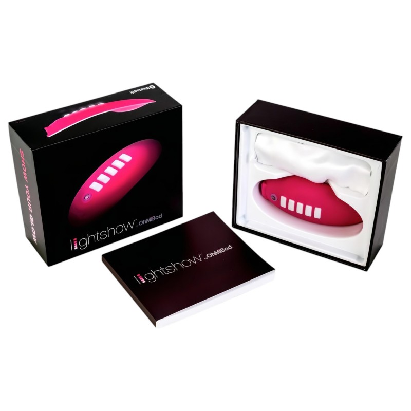OhMiBod Lightshow – App-vezérelt csiklóvibrátor LED-fénnyel (pink) 138113 termék bemutató kép