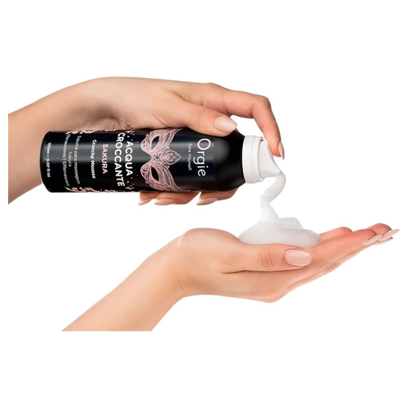 Orgie Acqua Croccante - masszázs hab - cseresznyevirág (150 ml) 135335 termék bemutató kép