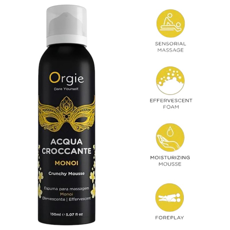 Orgie Acqua Croccante - masszázshab - trópusi (150 ml) 140321 termék bemutató kép