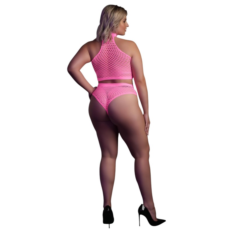Ouch! - foszforeszkáló fehérnemű szett (pink) 113429 termék bemutató kép