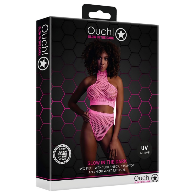 Ouch! - foszforeszkáló fehérnemű szett (pink) 113430 termék bemutató kép