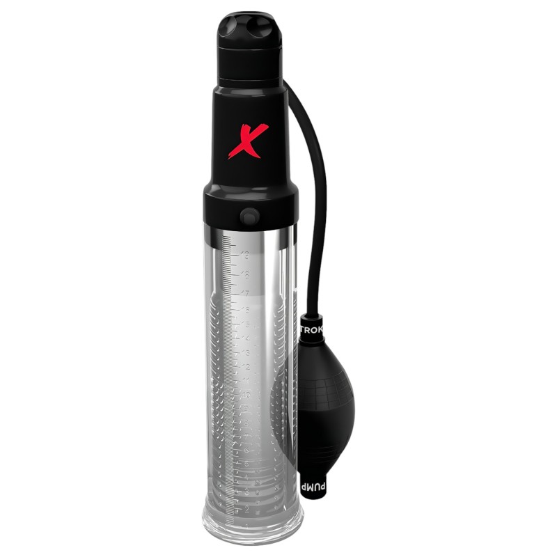 PDX Elite - 2in1 - péniszpumpa és maszturbátor egyben (átlátszó) 107139 termék bemutató kép