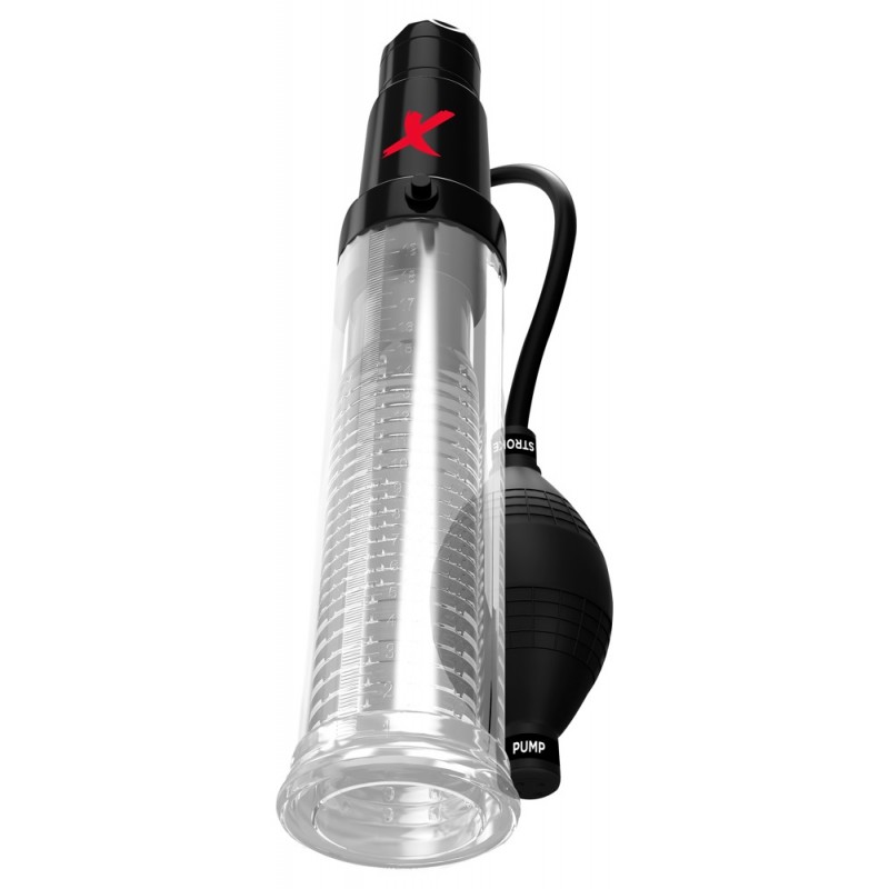 PDX Elite - 2in1 - péniszpumpa és maszturbátor egyben (átlátszó) 42413 termék bemutató kép
