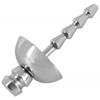 Penisplug - fém húgycsőtágító (ezüst) 90135 termék bemutató kép
