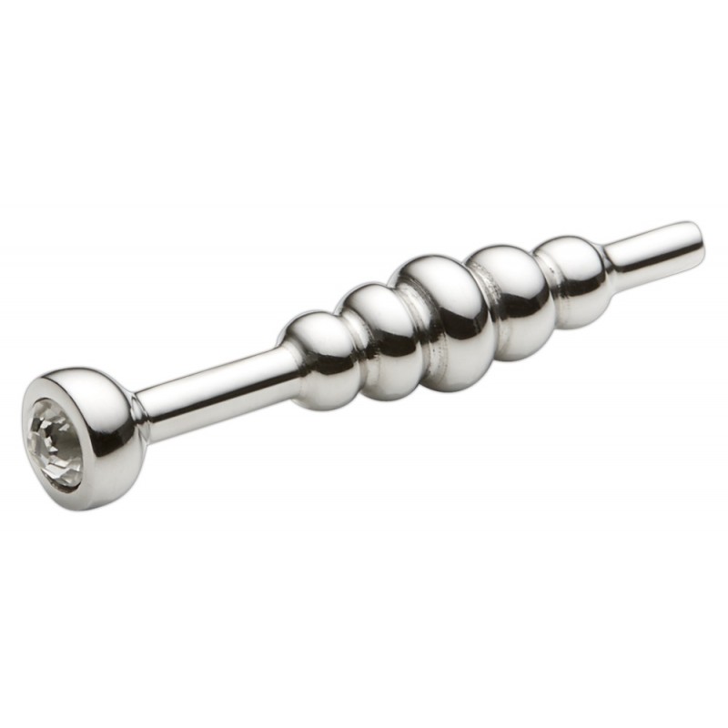 Penisplug Jewellery - acél húgycsőtágító ékszer (0,5-1,3cm) 39370 termék bemutató kép