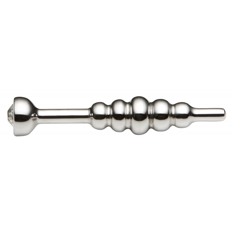 Penisplug Jewellery - acél húgycsőtágító ékszer (0,5-1,3cm) 39371 termék bemutató kép