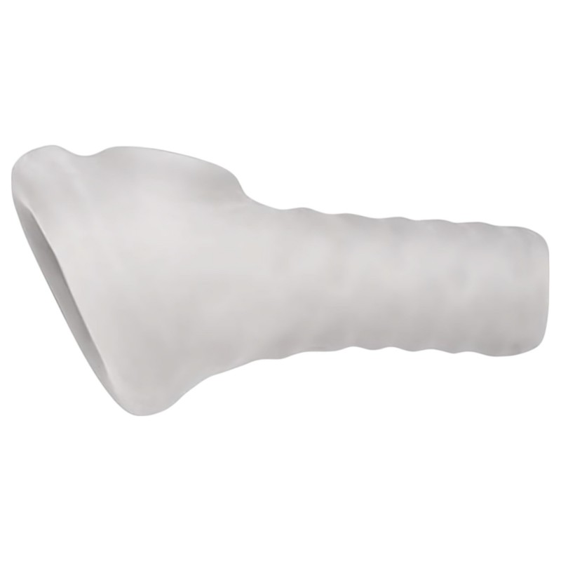 Perfect Fit Breeder - nyitott péniszköpeny (10 cm) - fehér 114392 termék bemutató kép
