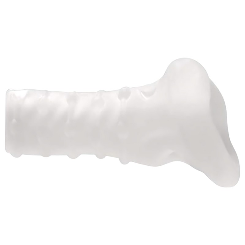 Perfect Fit Breeder - nyitott péniszköpeny (10 cm) - fehér 114393 termék bemutató kép