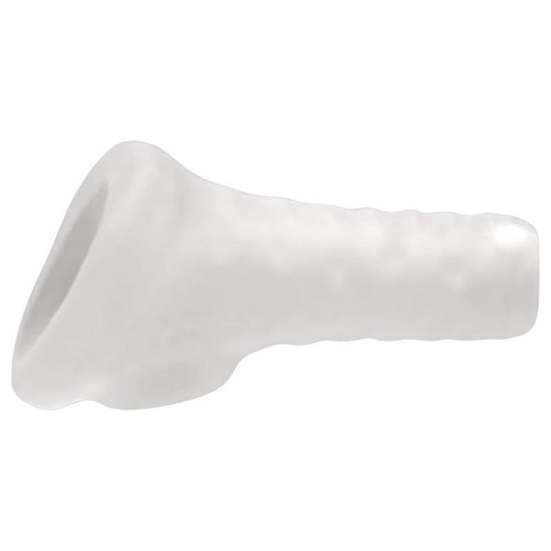 Perfect Fit Breeder - nyitott péniszköpeny (10 cm) - fehér 114394 termék bemutató kép